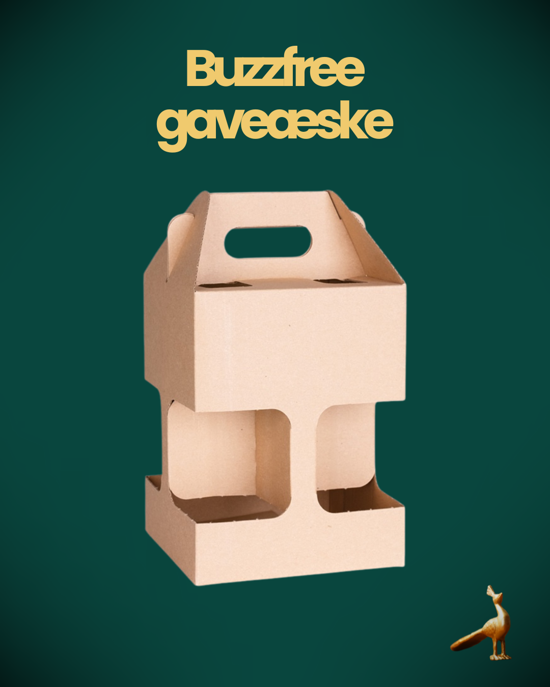 Gaveæske til 4 flaskeøl